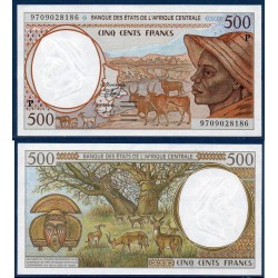 Afrique Centrale Pick 601Pd pour le Tchad, Billet de banque de 500 Francs CFA 2000