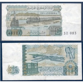 Algérie Pick N°132a, TTB Billet de banque de 10 dinars 1983