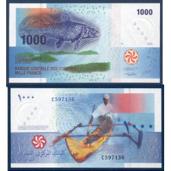 Comores Pick N°16a, Billet de banque de 1000 Francs 2005