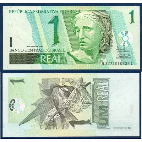 Bresil Pick N°251a, Billet de banque de 1 real 2003