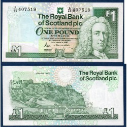 Ecosse Pick N°346a, SPl Billet de banque de 1 pound 1987