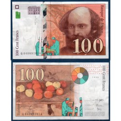 100 Francs cézanne TTB+ 1998 Billet de la banque de France