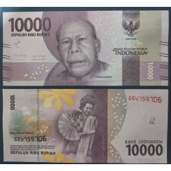 Indonésie Pick N°157c, Billet de banque de 10000 Rupiah 2018