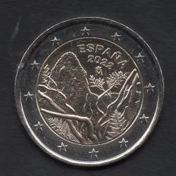 2 euro commémorative Espagne 2022 Parc national de Garajonay piece de monnaie €