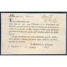 Reçu pour offrande paroisse de Besançon du 24 fevrier 1787 denier du culte