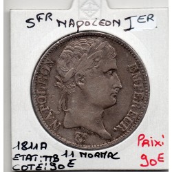 5 francs Napoléon 1er 1811 normal A Paris TTB, France pièce de monnaie