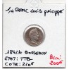 1/4 Franc Louis Philippe 1842 K Bordeaux TTB-, France pièce de monnaie