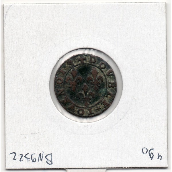 Ardennes, Principauté Chateau Regnault,Francois de bourbon Conti, (1605-1614) Double tournois Type 12