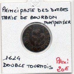 Principauté des Dombes, Marie de Bourbon Montpensier (1624) Double Tournois