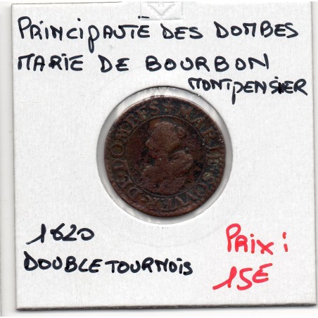 Principauté des Dombes, Marie de Bourbon Montpensier (1620) Double Tournois