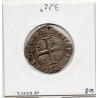 Blanc Guenar Charles VI (1411) Tournai pièce de monnaie royale