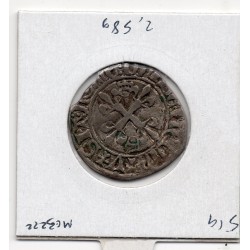 Gros Florette Charles VI Poitier (1417) pièce de monnaie royale