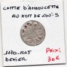 Angoumois, comté Angoulème au nom de Louis, (1170-1245) Denier