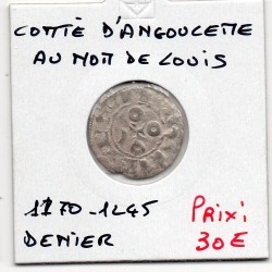 Angoumois, comté Angoulème au nom de Louis, (1170-1245) Denier