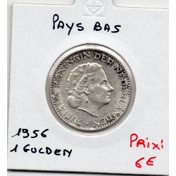 Pays Bas 1 Gulden 1956 Sup, KM 184 pièce de monnaie