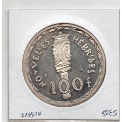 Nouvelles Hébrides essai 100 Francs 1966 Sup, Lec 58 pièce de monnaie