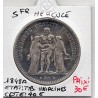 5 francs Hercule 1848 A Paris TTB-, France pièce de monnaie