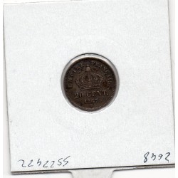 20 centimes Napoléon III tête laurée 1867 BB Strasbourg Sup-, France pièce de monnaie