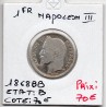 1 franc Napoléon III tête laurée 1868 grand BB Strasbourg B, France pièce de monnaie
