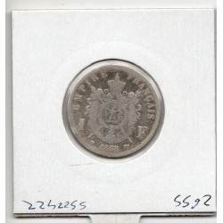 1 franc Napoléon III tête laurée 1868 grand BB Strasbourg B, France pièce de monnaie