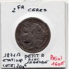 2 Francs Cérès 1871 Avec légende Petit A Sup, France pièce de monnaie