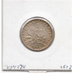 1 franc Semeuse Argent 1898 Sup, France pièce de monnaie