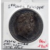 5 francs Louis Philippe 1831 W tranche creux Sup-, France pièce de monnaie