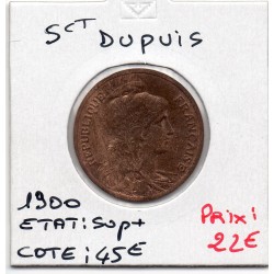 5 centimes Dupuis 1900 Sup+, France pièce de monnaie