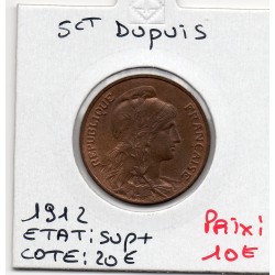 5 centimes Dupuis 1912 Sup+, France pièce de monnaie
