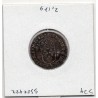 1/12 d'Ecu 1642A Paris Rose Louis XIII TB 2eme Poincon de Warin pièce de monnaie royale