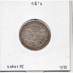 1/10 Ecu au bandeau 1741 N Montpellier Louis XV pièce de monnaie royale