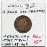 4 Sols des traitants 1676 D Vimy TB+ Louis XIV pièce de monnaie royale