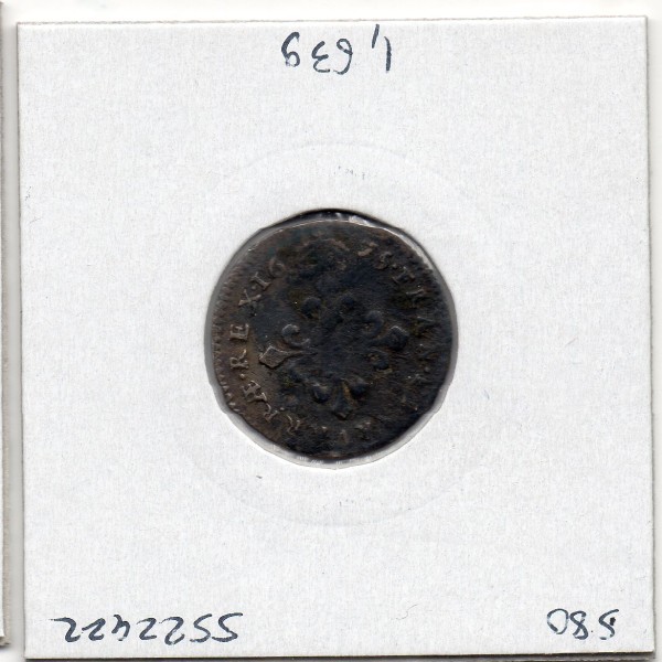 4 Sols des traitants 1675 A Paris TTB- Louis XIV pièce de monnaie royale