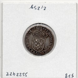 1/12 Ecu à la mèche Longue 1653 A Paris Louis XIV pièce de monnaie royale