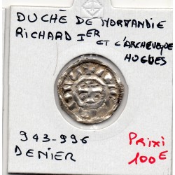 Duché de Normandie, Richard 1er et Archevèque Hugues Roeun (943-996) denie