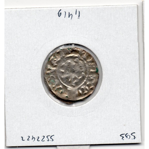 Comté du maine Denier Charles II le Chauve immobilisé (915-920) pièce de monnaie Féodale
