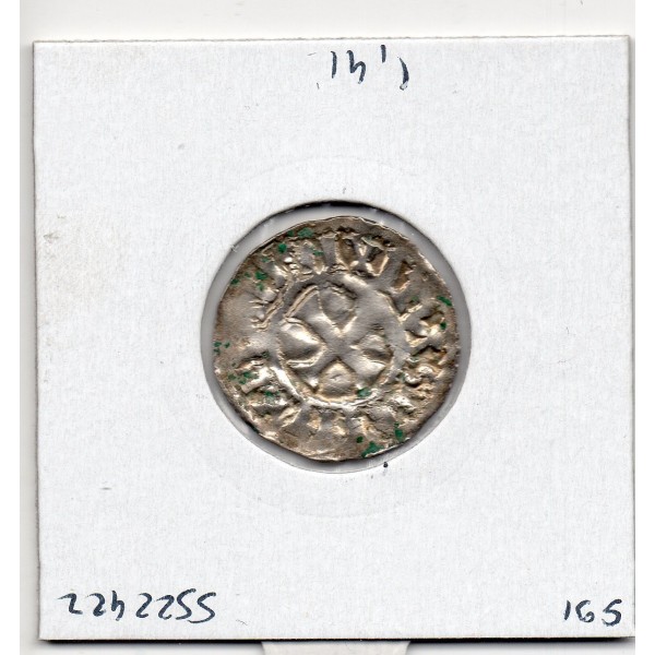 Comté du maine Denier Charles II le Chauve immobilisé (915-920) pièce de monnaie Féodale