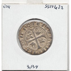 Blanc Guenar Charles VI (1389) Roman pièce de monnaie royale