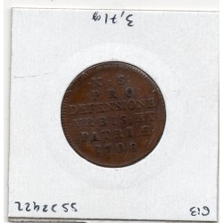 Flandre, Siege de Lille 10 sols TTB 1708 Louis XIV pièce de monnaie royale