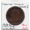Monaco Honore V 1 Décime 1838 MC TTB, Gad 105 pièce de monnaie