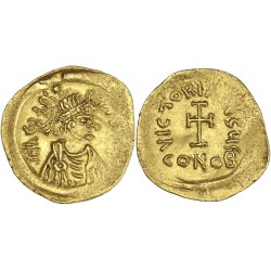 Tremissis Héraclius (610-641), SB 786 Constantinople 4eme officine