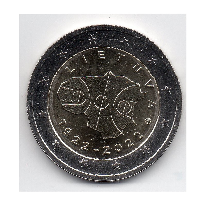 2 euro commémorative Lituanie 2022 Basket Ball piece de monnaie €
