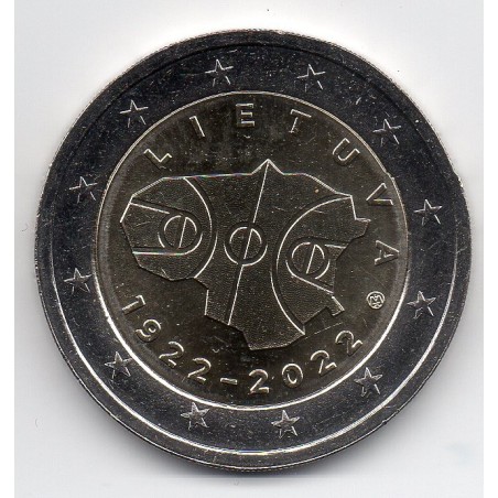 2 euro commémorative Lituanie 2022 Basket Ball piece de monnaie €