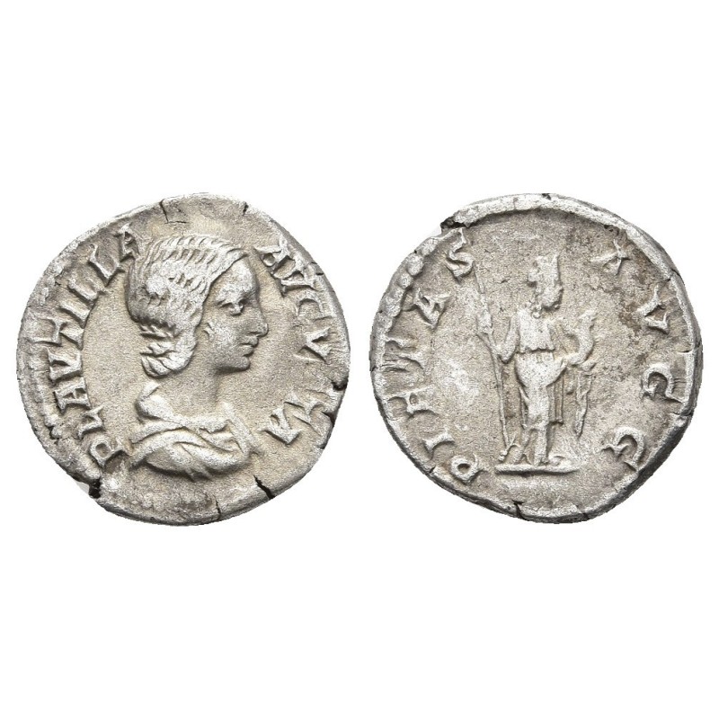 Denier de Plautille (202-205) RIC 367 sear 7062 atelier Rome Denier de Plautille (202-205) RIC 367 sear 7062 atelier Rome