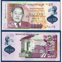 Maurice Pick N°64a TTB, Billet de banque de 25 Rupees 2013