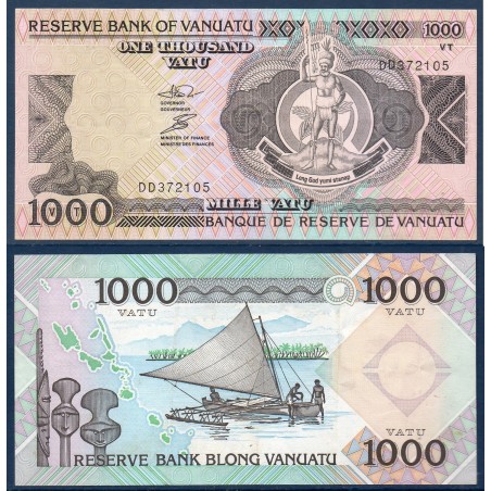 Vanuatu Pick N°6, Sup Billet de banque de 1000 Vatu 1993