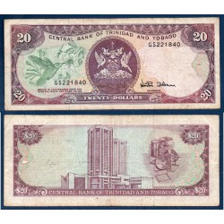 Trinité et Tobago Pick N°39d, TB Billet de banque de 20 Dollars 2002