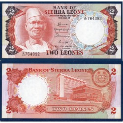 Sierra Leone Pick N°6f, Spl Billet de banque de 2 leones 1.7.1983
