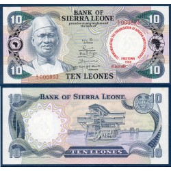 Sierra Leone Pick N°13, Neuf Billet de banque de 10 leones 1980