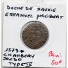 Duché de Savoie, Emmanuel Philibert (1577) Chambery Soldo 4eme type